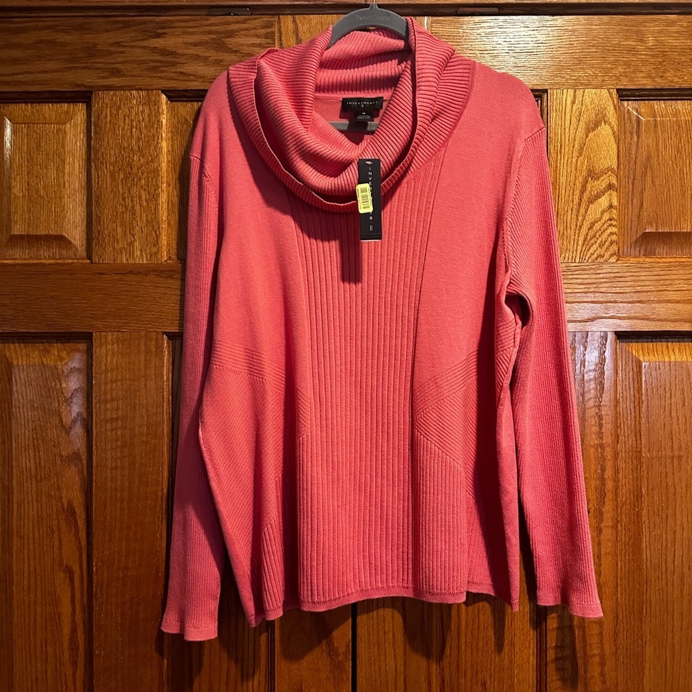 Investments Brand Turtle Neck Light Weight Sweater New with Tags Size XXL